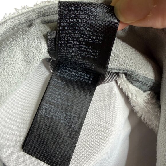 The North Face Osito womens fleece jacket M Medium white gray - Picture 7 of 7